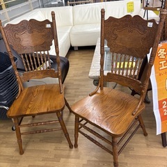 【ドリーム川西店御来店限定】☆ジモティー見たよ♪割引☆ダイニングチェアクリーニング済み 【99560000044278】の画像