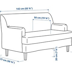 2人掛けソファの画像