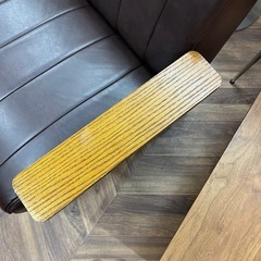 1185 NITORI ニトリ 2人掛けソファ ダークブラウンの画像