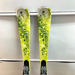 SALOMON スキー 140cm レディース グリーンの画像