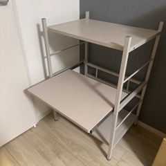 電化製品が置けるラックの画像