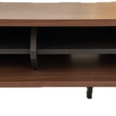ウォールナット調 テレビボード 幅150cm 中古美品 ローボードの画像
