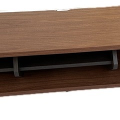 ウォールナット調 テレビボード 幅150cm 中古美品 ローボードの画像