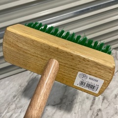 新品 デッキブラシ 2本セット ナイロンデッキブラシの画像