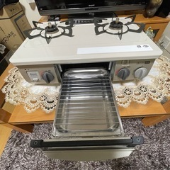 中古品 Rinnai RT34NJH7S-CR 都市ガス 2021年製 8.10kw ガスコンロの画像