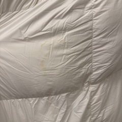 羽毛布団 セミダブル 汚れありの画像