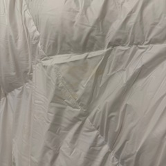 羽毛布団 セミダブル 汚れありの画像