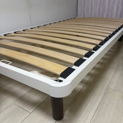 【シングルベッド】木製すのこフレームの画像
