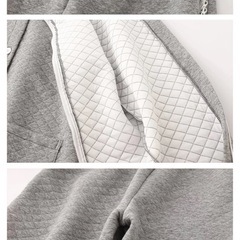 未使用品　Kadahis 男性介護用パジャマ 秋冬用 綿 全開フルオープン 上下2点セット 寝たきり 要介護 術後 入院 点滴中サポート の画像