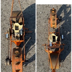 みのる　野菜播種機　播種機　歩行型　手押し　1条　種巻き　種まき　レタス　白菜　ニンジン　小麦　小豆　大根　大豆等の画像