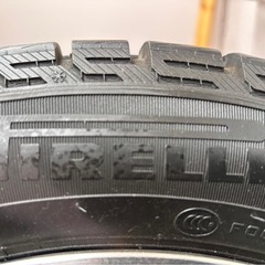 14インチスタッドレスタイヤホイール　4本セット　PIRELLI 155/65R14　　の画像