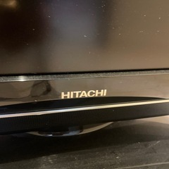 日立テレビ　ジャンク　リモコン有の画像