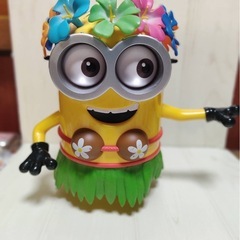 ミニオン ハワイアンデザイン USJ公式グッズ　タグ付き ポップコーンバスケットの画像