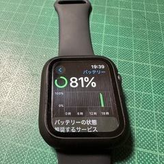Apple Watch シリーズ６44mm（GPSモデル）space gray黒の画像