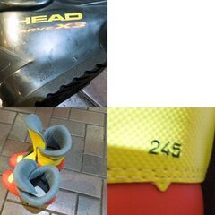 HEAD 24.5cm スキーブーツ CARVE X3 3バックル ソール幅282mm ブラック ヘッド 札幌市 東区 新道東店の画像