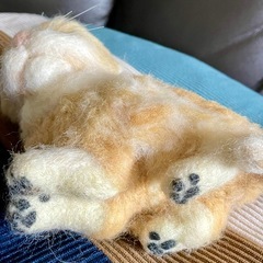 フェルト猫　ハンドメイドの画像