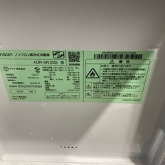 美品！２０２５年製AQUA冷凍、冷蔵庫ワンドアの画像