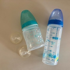 Combi 除菌じょーず/NUK哺乳瓶2本セット/お出かけ用哺乳ボトルの画像