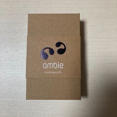 【正規品】ambie AM-TW01 ブラック　美品の画像