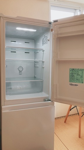 Hisense 2022年製2ドアノンフロン冷凍冷蔵庫 AT-RF160-WH (takaha