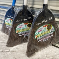 新品 ほうき 3本 チリトリ セット ホーキ 塵取りの画像