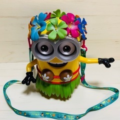 ミニオン ハワイアンデザイン USJ公式グッズ　タグ付き ポップコーンバスケットの画像