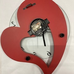 ハート型掛け時計の画像