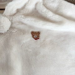 ミキハウス　ベビーポンチョの画像