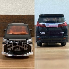 【大型ミニカー】トヨタ 30系 アルファード ブラック｜フル可動｜サウンド＆ライト搭載の画像