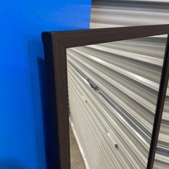 姿見 鏡 ミラー 木製フレームの画像