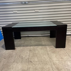 ガラス天板 ローテーブル リビングテーブルの画像