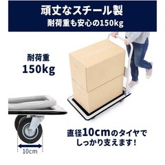 アイリスプラザ 台車 折りたたみ の画像