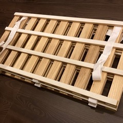 4つ折り桐すのこ　シングルサイズの画像