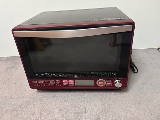 シャープ 過熱水蒸気オーブンレンジ 2段調理 31L レッド RE-SS10B-R