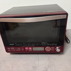 シャープ 過熱水蒸気オーブンレンジ 2段調理 31L レッド RE-SS10B-Rの画像