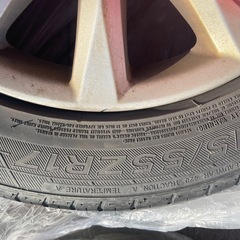 夏タイヤホイール付17いインチの画像