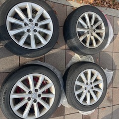 夏タイヤホイール付17いインチの画像