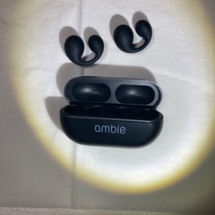 【正規品】ambie AM-TW01 ブラック　美品の画像