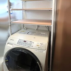 ■無料で差し上げます■　ランドリーラック　スチール製（白）の画像