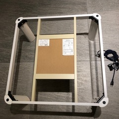 ユアサ CK-750M こたつ テーブル 正方形 【軽量！新生活や一人暮らしにぴったりのサイズ感】 カジュアルこたつ 75×75cm アイボリー こたつの画像