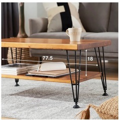 LOWYA ローテーブルの画像