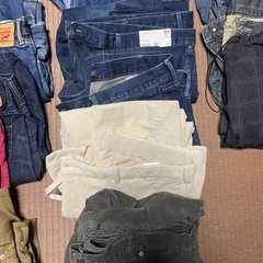 デニム等　　リーバイス・エドウィン　新品含む大きいサイズ　9本におまけ3本の画像