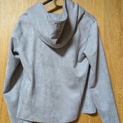 スエード調🦋フード付きジャケットの画像