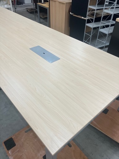 【来店歓迎 】【OF-85】美品 W3600 フリーアドレスデスク ミーティングテーブル 会議テーブル 働き方改革 オペレーション ナ