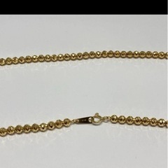 シャンデリアボールネックレスk18
の画像