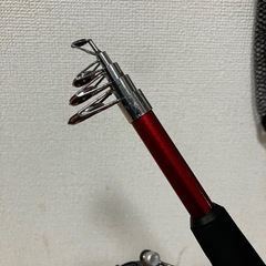 釣竿とネットの画像