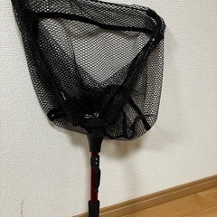 釣竿とネットの画像