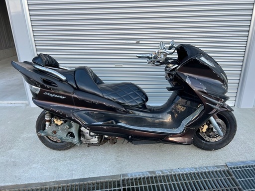 ヤマハ マジェスティ250 5連メーター (SG03J) 2台セット 登録書類有り レストアベース/部品取り ジャンク YAMAHA マジェスティ250 SG03J レストアベース 部品取り ビック