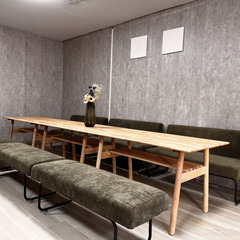 ダイニングテーブル 4人用 幅120×奥行70×高さ66cm ナチュラル 収納 棚付き 角が丸い 天然木 ヘームル の画像