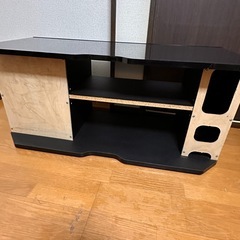 ※受け渡し予定あり【0円／引越し処分】テレビラック（幅約95cm）｜現状渡し｜早め希望の画像